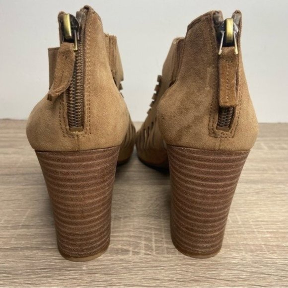 Franco Sarto Brown Janice Block Heel Sandal Size 8.5 - Picture 4 of 8